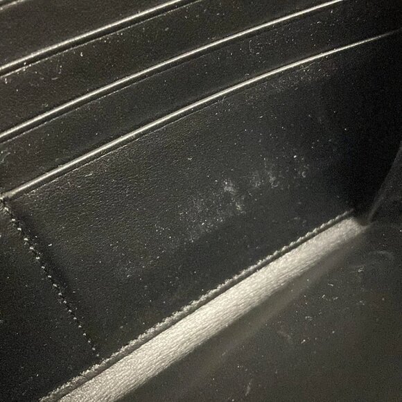 CELINE Triomphe - Dark Brown Brown PVC Long Wallet 585-071325 - Picture 3 of 6